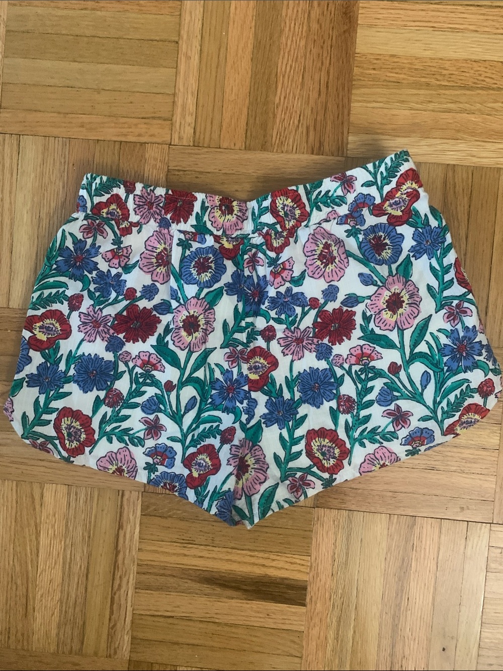 Vineyard Vines Girls Size 7/8 (M) - Lightweight Floral Print Shorts w/ Pockets